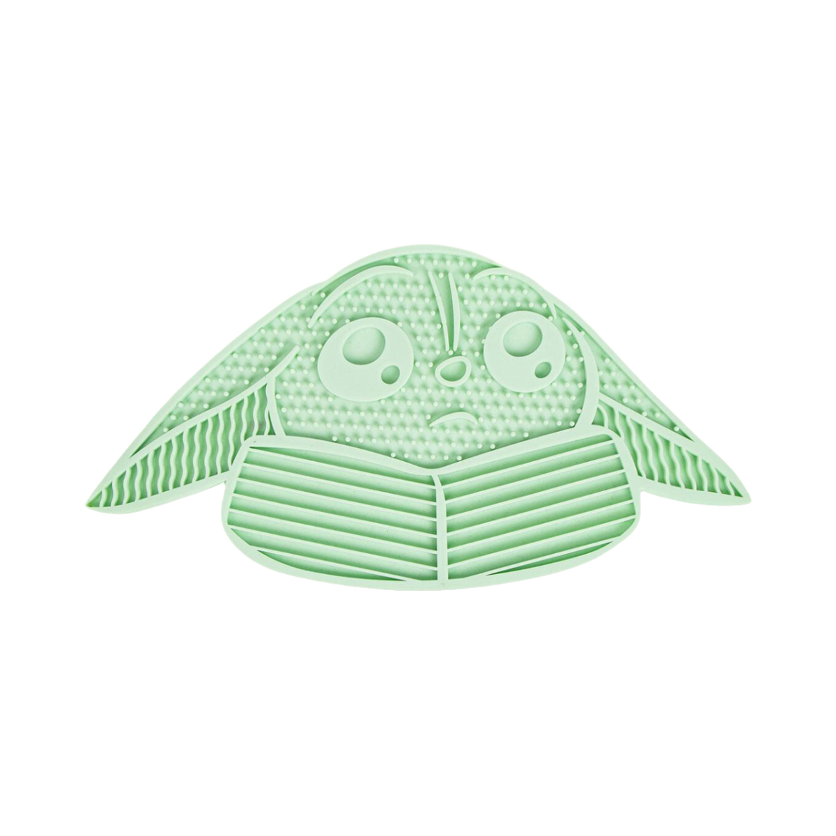 Tapis vert pâle au visage de Grogu