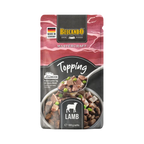 Sachet rose et noir Topping Lamb, mouton illustré