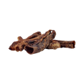 Morceaux de trachée de chèvre séchée rougeâtres