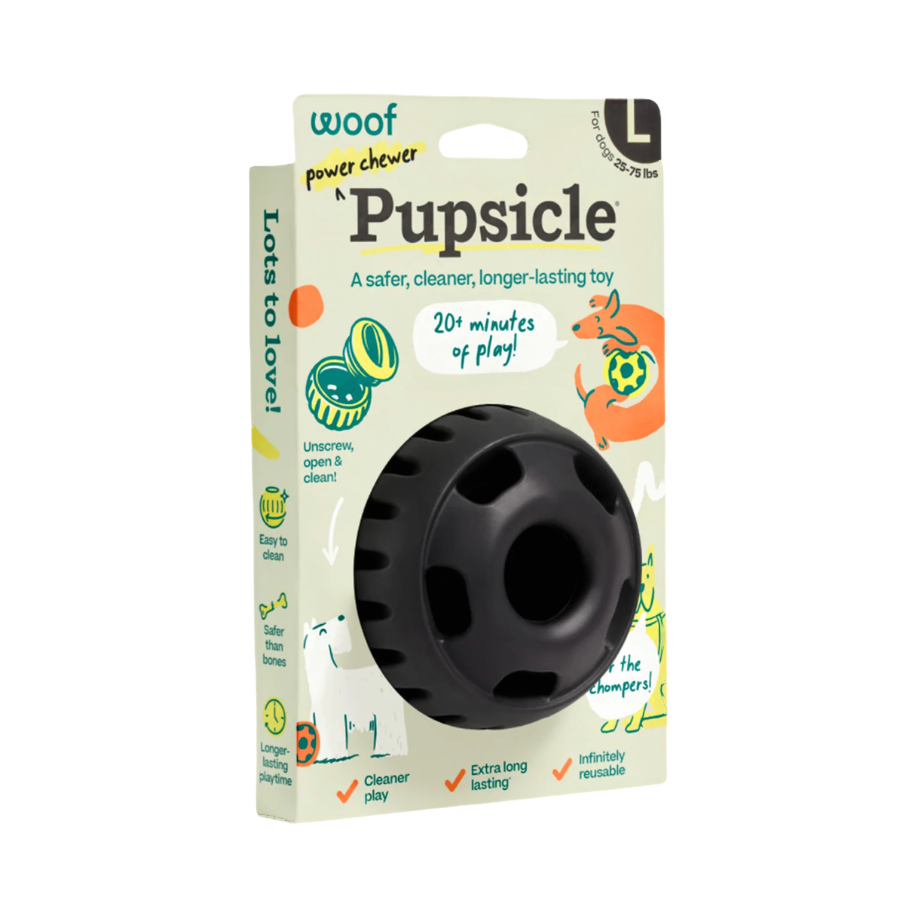 Emballage carton Pupsicle taille L avec boule noire