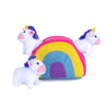 Peluche de fouille- Licornes en Arc - en - Ciel