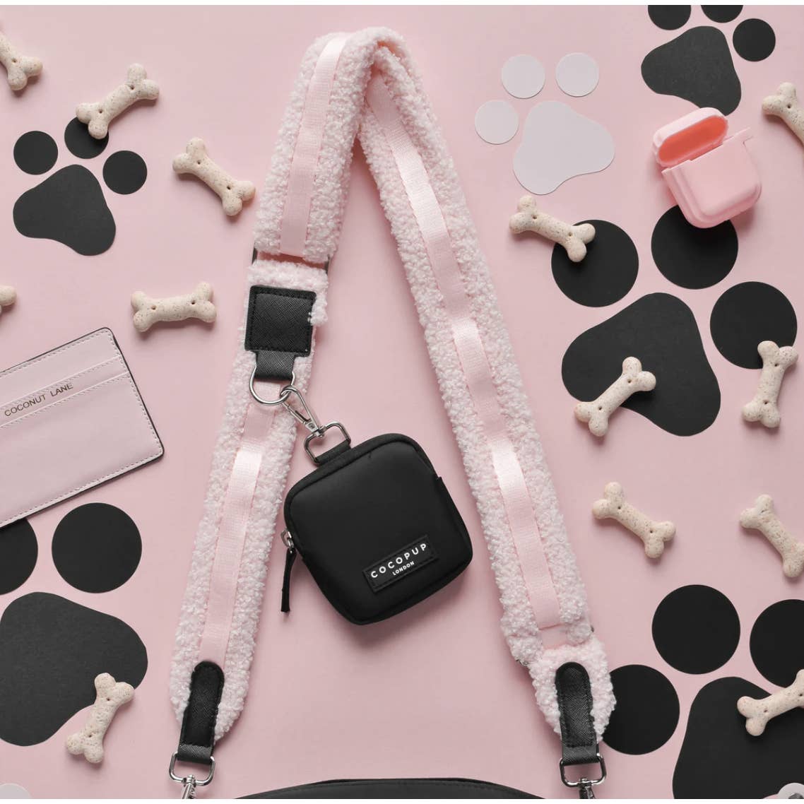 Sangle pour sac peluche rose Love A Love – Cocopup