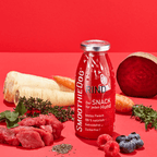 Bouteille rouge Rind avec bœuf, betterave et panais