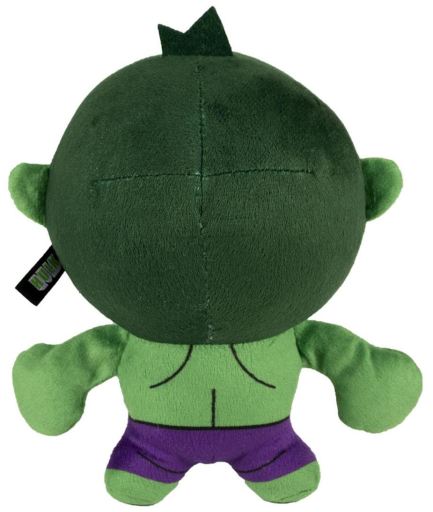 Hulk vu de dos, crâne et épaules vertes