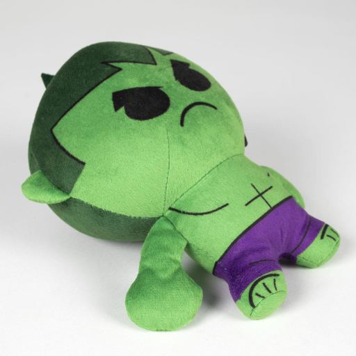 Hulk couché sur le dos, vue en plongée